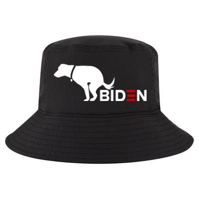 My Dog Hates Biden Funny Anti Biden Cool Comfort Performance Bucket Hat