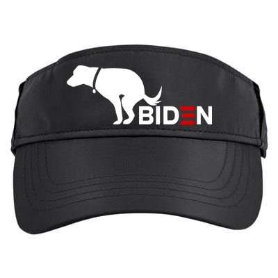 My Dog Hates Biden Funny Anti Biden Adult Drive Performance Visor