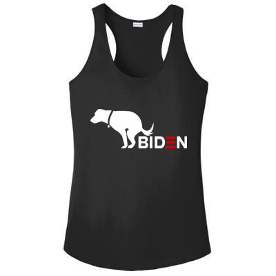 My Dog Hates Biden Funny Anti Biden Ladies PosiCharge Competitor Racerback Tank