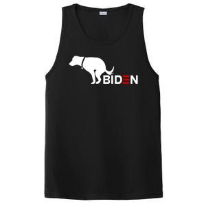 My Dog Hates Biden Funny Anti Biden PosiCharge Competitor Tank