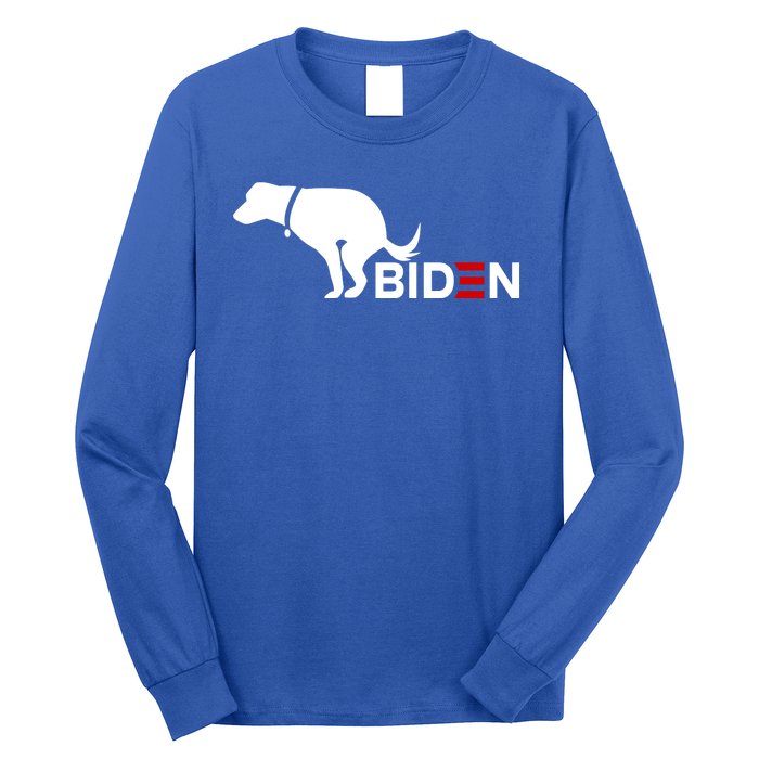 My Dog Hates Biden Funny Anti Biden Long Sleeve Shirt