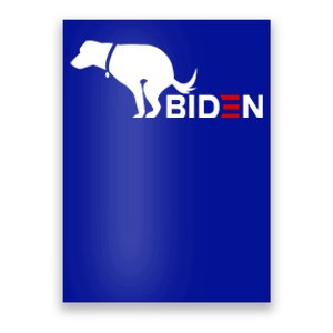 My Dog Hates Biden Funny Anti Biden Poster