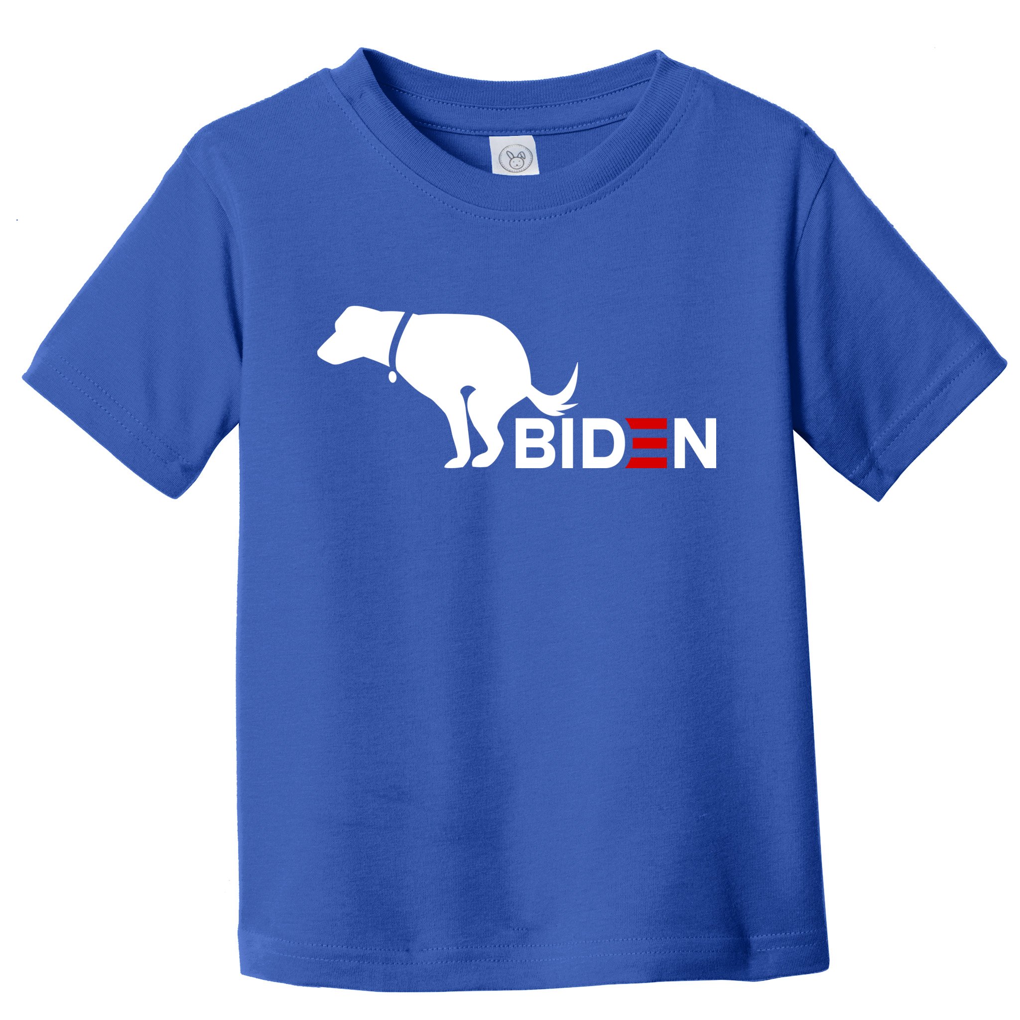 My Dog Hates Biden Funny Anti Biden Toddler T-Shirt