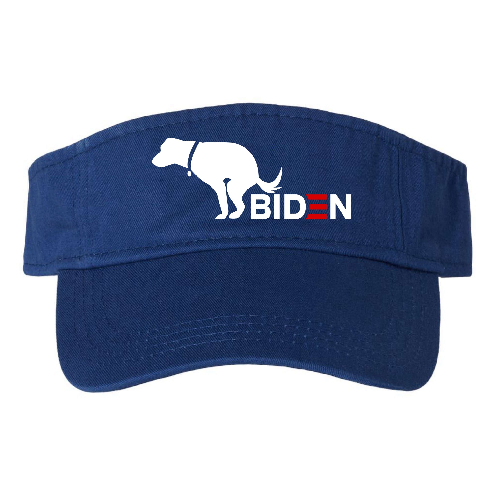 My Dog Hates Biden Funny Anti Biden Visor