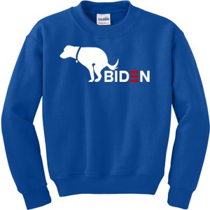 My Dog Hates Biden Funny Anti Biden Kids Sweatshirt