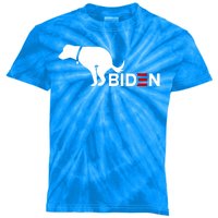 My Dog Hates Biden Funny Anti Biden Kids Tie-Dye T-Shirt