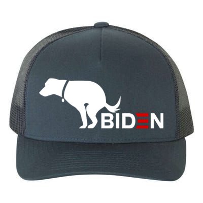 My Dog Hates Biden Funny Anti Biden Yupoong Adult 5-Panel Trucker Hat