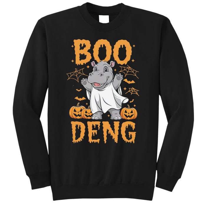 Moo Deng Halloween Cute Baby Pygmy Hippo Sweatshirt