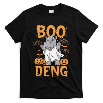 Moo Deng Halloween Cute Baby Pygmy Hippo T-Shirt