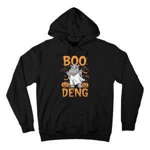 Moo Deng Halloween Cute Baby Pygmy Hippo Tall Hoodie