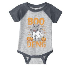 Moo Deng Halloween Cute Baby Pygmy Hippo Infant Baby Jersey Bodysuit