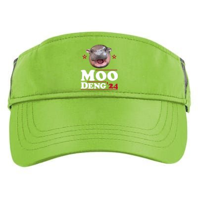 Moo Deng Hippo Cute Baby Pygmy Funny Election 2024 Adult Drive Performance Visor