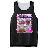 Moo Deng Hippo Baby Pygmy Funny Mesh Reversible Basketball Jersey Tank