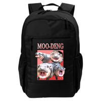 Moo Deng Hippo Meme Funny Daily Commute Backpack