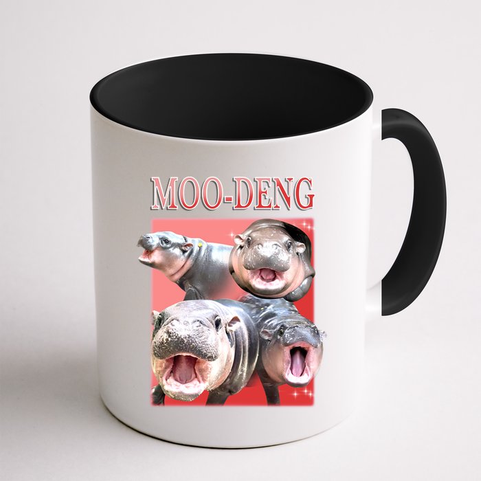 Moo Deng Hippo Meme Funny Mug