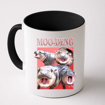 Moo Deng Hippo Meme Funny Mug