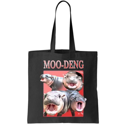 Moo Deng Hippo Meme Funny Bag