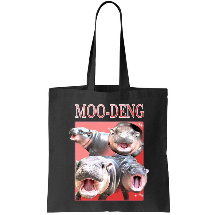 Moo Deng Hippo Meme Funny Bag