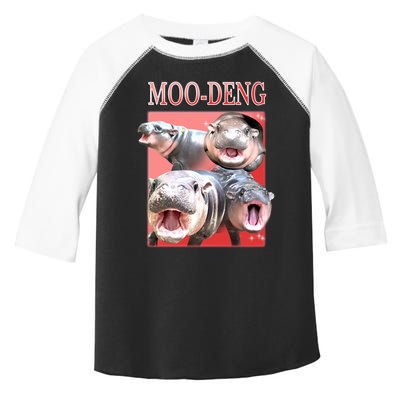 Moo Deng Hippo Meme Funny Toddler Fine Jersey T-Shirt