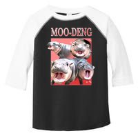 Moo Deng Hippo Meme Funny Toddler Fine Jersey T-Shirt