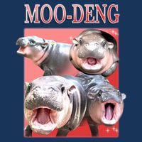 Moo Deng Hippo Meme Funny Infant Baby Jersey Bodysuit
