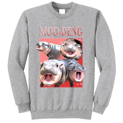 Moo Deng Hippo Meme Funny Sweatshirt