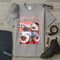Moo Deng Hippo Meme Funny Tall T-Shirt