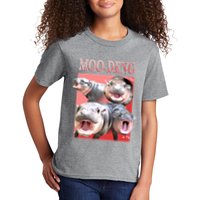Moo Deng Hippo Meme Funny Kids T-Shirt