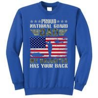 My Daughter Has Your Back Proud National Guard Dad Army Gift Sweatshirt