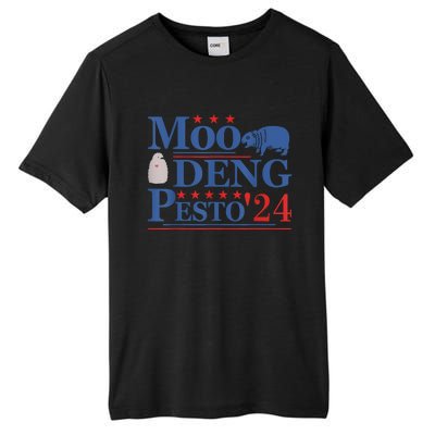 Moo Deng Hippo 2024 And Pesto The Penguin For Animal Lovers Tall Fusion ChromaSoft Performance T-Shirt