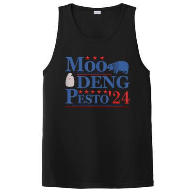 Moo Deng Hippo 2024 And Pesto The Penguin For Animal Lovers PosiCharge Competitor Tank