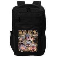 Moo Deng Hippo Meme Funny Animal Impact Tech Backpack