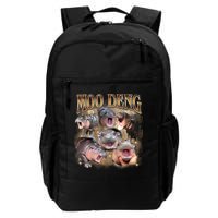 Moo Deng Hippo Meme Funny Animal Backpack