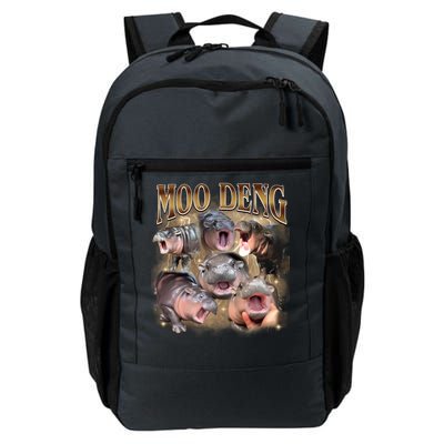 Moo Deng Hippo Meme Funny Animal Daily Commute Backpack