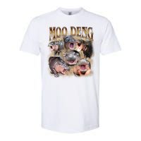 Moo Deng Hippo Meme Funny Animal Softstyle CVC T-Shirt