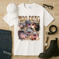 Moo Deng Hippo Meme Funny Animal Tall T-Shirt