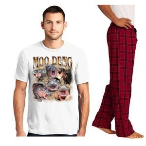 Moo Deng Hippo Meme Funny Animal Pajama Set