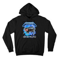 Moo Deng Hippo Ride The Moo Deng Hoodie