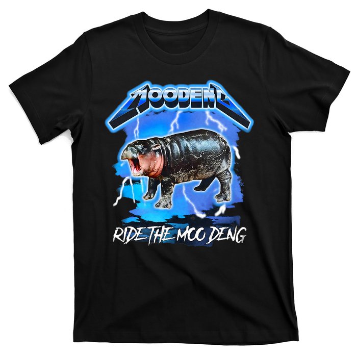 Moo Deng Hippo Ride The Moo Deng T-Shirt