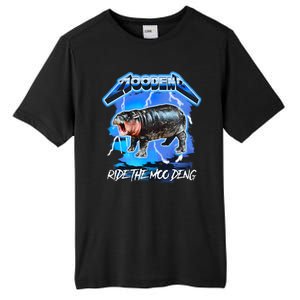 Moo Deng Hippo Ride The Moo Deng Tall Fusion ChromaSoft Performance T-Shirt