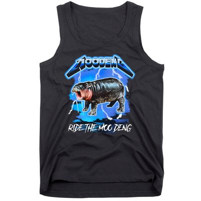 Moo Deng Hippo Ride The Moo Deng Tank Top