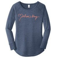 Mother's Day Heart Cute Gift Women's Perfect Tri Tunic Long Sleeve Shirt