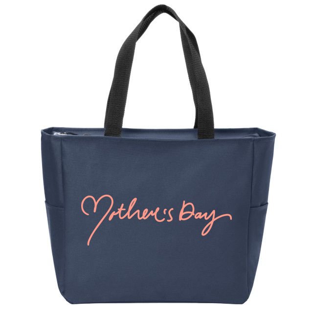 Mother's Day Heart Cute Gift Zip Tote Bag