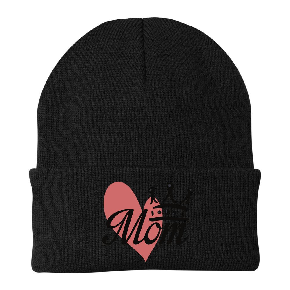 Mother's Day Heart Mom Queen Love Mama 'S Cool Gift Beanie