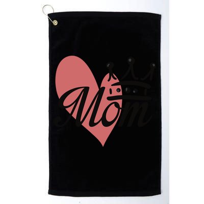 Mother's Day Heart Mom Queen Love Mama 'S Cool Gift Golf Towel
