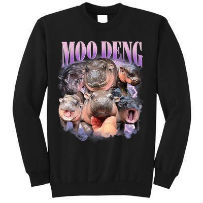 Moo Deng Hippo Meme Funny Sweatshirt