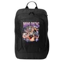 Moo Deng Hippo Meme Funny City Backpack