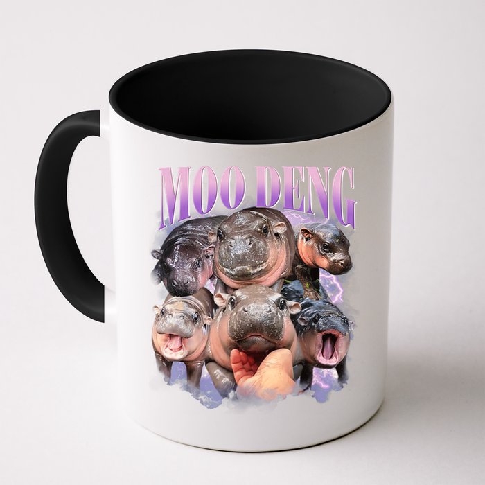 Moo Deng Hippo Meme Funny Mug