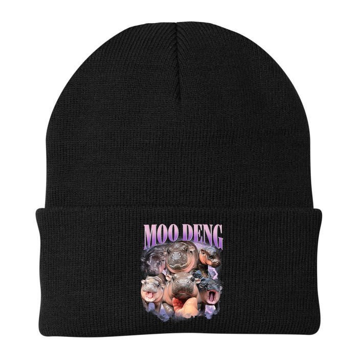 Moo Deng Hippo Meme Funny Beanie