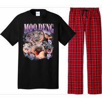 Moo Deng Hippo Meme Funny Pajama Set